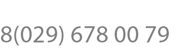 &nbsp;8(029) 678 00 79